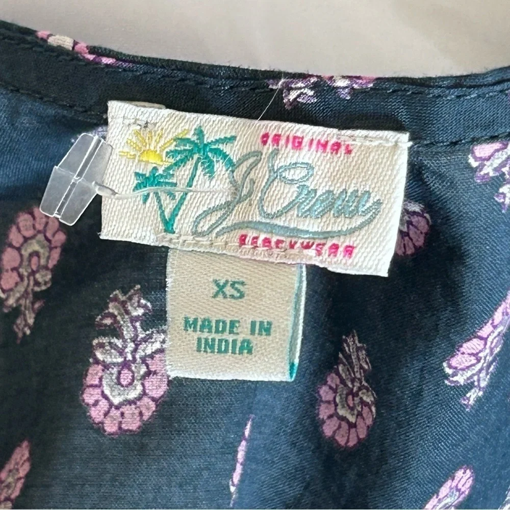 J CREW Cotton Voile Tiered Beach Dress In Best Buds Size XS - Picture 7 of 12